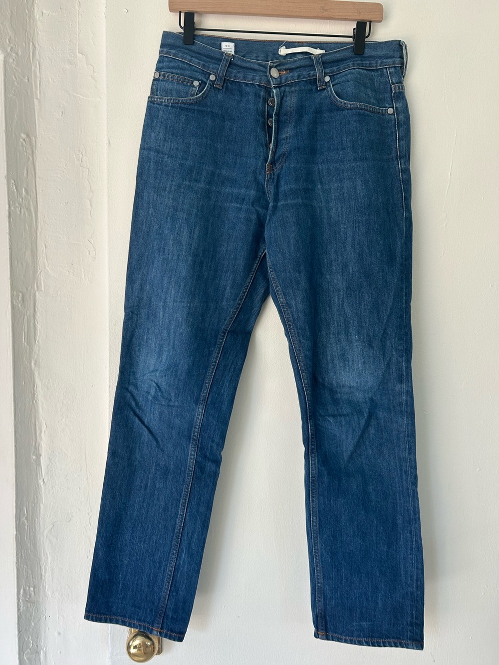 Norse Projects Mens 31x29 Made in Italy Dark Wash Jeans